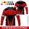 Joycorners Personalized Name And Text All Over Printed Hoodie