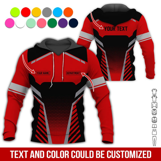 Joycorners Personalized Name And Text All Over Printed Hoodie