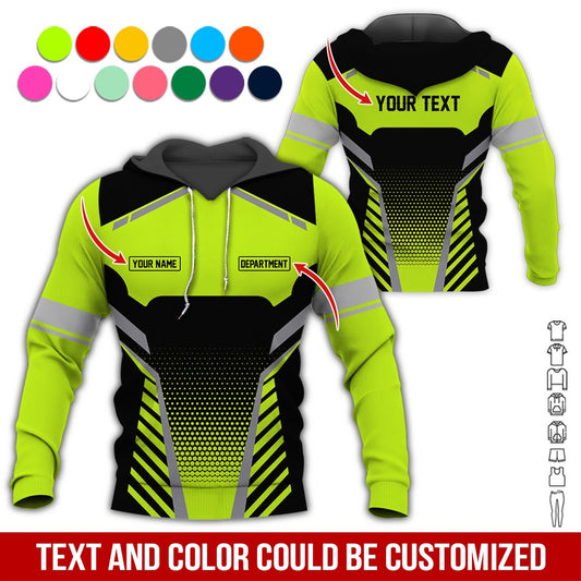 Joycorners Personalized Name And Text All Over Printed Hoodie