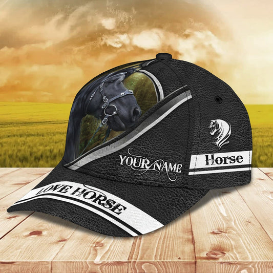 Black Horse Your Name Cap