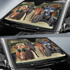 Joycorners Driving Angus Cattle All Over Printed 3D Sun Shade