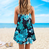 Joycorners Blue Turtle Pattern 2 All Printed 3D Spaghetti Strap Summer Dress