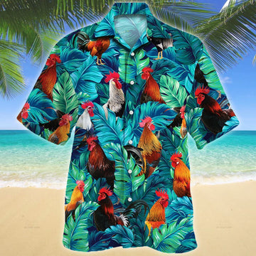 Joycorners Chicken Leaf Hawaiian Shirt