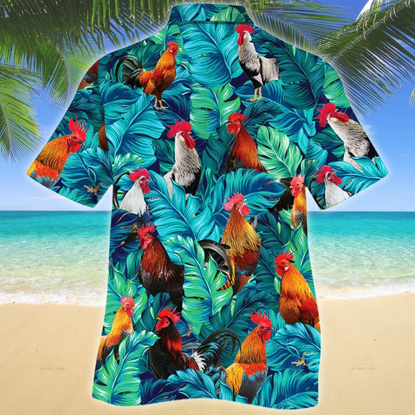 Joycorners Chicken Leaf Hawaiian Shirt