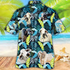 Joycorners Brahman Cattle Jungle Leaves All Over Printed 3D Hawaiian Shirt