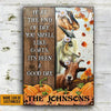 Joycorners Goat Farm Autumn Barn Pumpkin Pattern Rectangle Metal Sign Custom Name