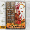 Joycorners Chicken Poultry Farm Autumn Homestead Rectangle Metal Sign Custom Name