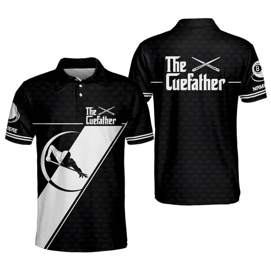 Joycorners The Cue Father Billiard Custom Name Polo Shirt