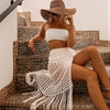 Women Fish Net Hollow Out Boho Beach Bikini Cover Up