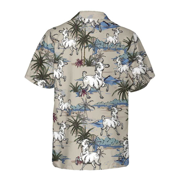 Joycorners GOAT ISLAND PATTERN All Printed 3D Hawaiian Shirt