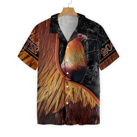 Joycorners ROOSTER ON THE FARM All Printed 3D Hawaiian Shirt