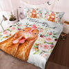 Chicken Floral Bedding Set
