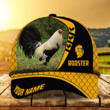 Joycorners Premium Personalized Go Rooster Boomerang Multicolor Hats 3D All Over Printed