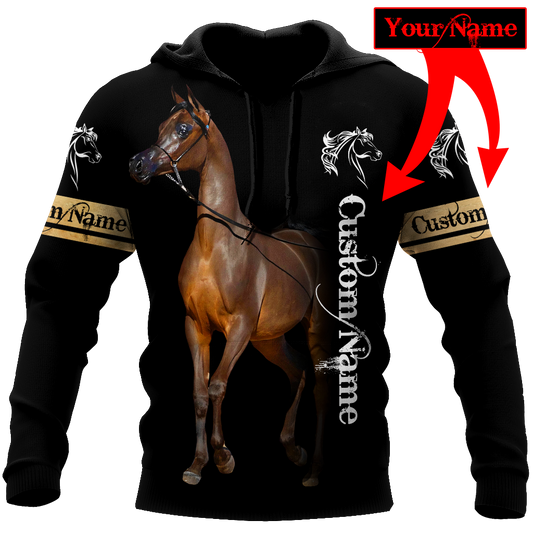 Joycorners Custom Name Horse Collection Hoodie 4