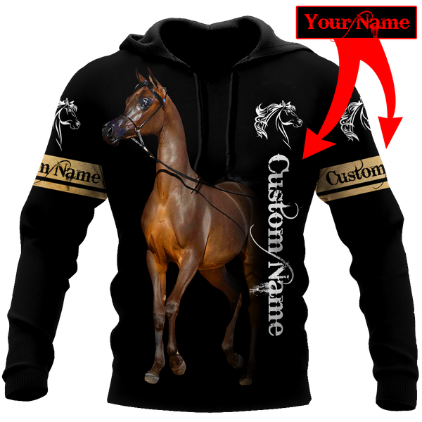 Joycorners Custom Name Horse Collection Hoodie 4
