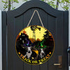 Joycorners Holstein In Trick Or Treat Happy Halloween Wooden Sign
