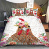 Chicken - Happy Farm Cattle Floral Bedding Set