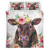 Limousin - Happy Farm Cattle Floral Bedding Set