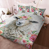 Sheep - Happy Farm Cattle Floral Bedding Set