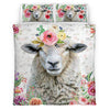 Sheep - Happy Farm Cattle Floral Bedding Set