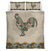 Mandala Love Chicken Bedding Set