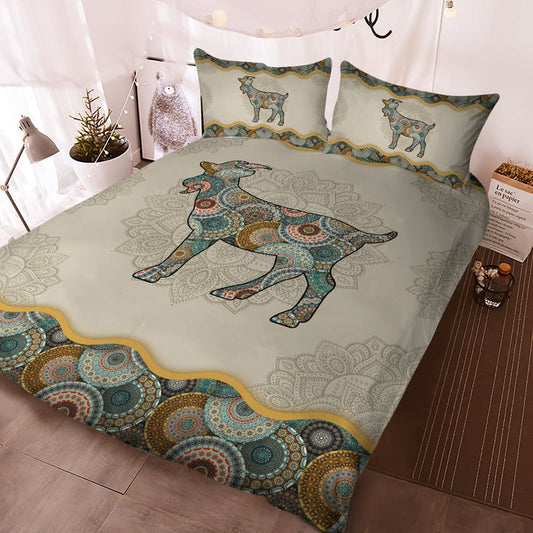 Mandala Love Goat Bedding Set