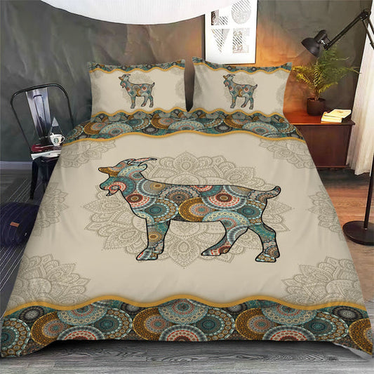 Mandala Love Goat Bedding Set