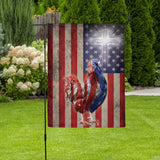 Joycorners CHICKEN PATRIOT USA FLAG All Printed 3D Flag