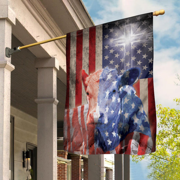 Joycorners HEREFORD PATRIOT USA FLAG All Printed 3D Flag