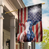 Joycorners HOLSTEIN PATRIOT USA FLAG All Printed 3D Flag