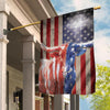 Joycorners TX-LONGHORN PATRIOT USA FLAG All Printed 3D Flag