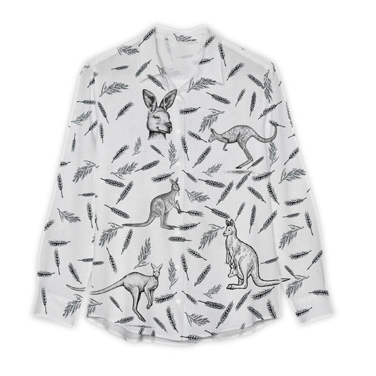 Joycorners KANGAROO PATTERN All Printed 3D Casual Shirt