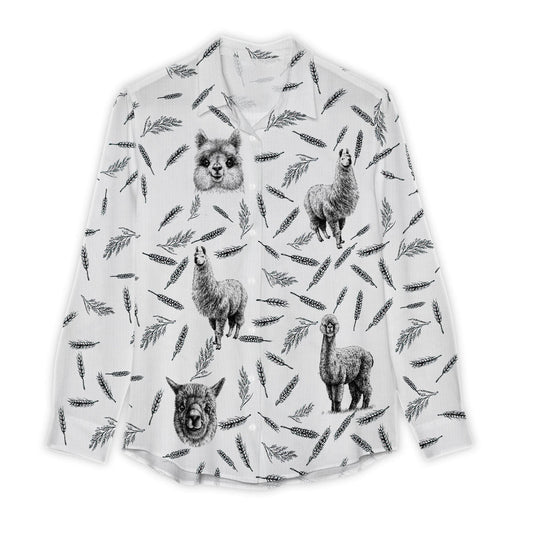 Joycorners LLAMA PATTERN Casual Shirt