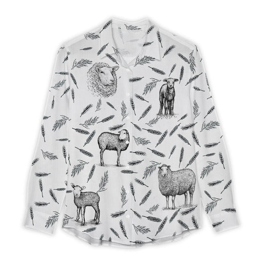 Joycorners LAMB PATTERN Casual Shirt