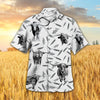 Joycorners TX-LONGHORN PATTERN All Printed 3D Hawaiian Shirt