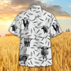 Joycorners TX-LONGHORN PATTERN All Printed 3D Hawaiian Shirt