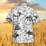 Joycorners BRAHMAN PATTERN All Printed 3D Hawaiian Shirt
