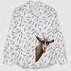 Joycorners Goat Peeking Printed 3D Casual Shirt
