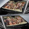 Joycorners Driving HORSES MIXED BREEDS All Over Printed 3D Sun Shade