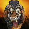 Joycorners Angery Tiger Face All Over Printed 3D Shirts