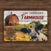 Farm Cattle Metal Signs Farmhouse Life Is Better On The Farm Custom Classic Metal Signs