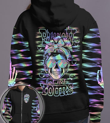 Joycorners Hologram Skull Girl All Over Printed 3D Shirts