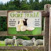 Personalized Goat Farm Wholesome Customized Classic Metal Signs