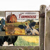 Farm Cattle Metal Signs Farmhouse Life Is Better On The Farm Custom Classic Metal Signs