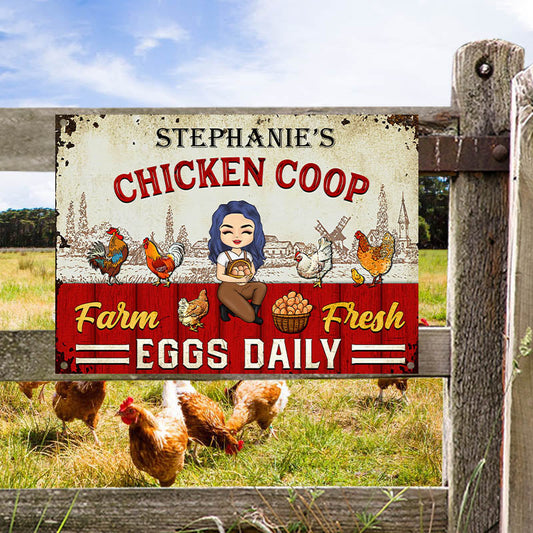 Rise And Shine Mother Cluckers - Personalized Vintage Metal Sign - Decor, Birthday Gift For Farmers , Chicken Lady