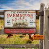 Joycorners Customized Name Chicken Farmhouse A Little Bit Loud All Printed 3D Metal Sign