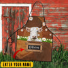 Joycorners Personalized Name Charolais Cattle All Over Printed 3D Apron