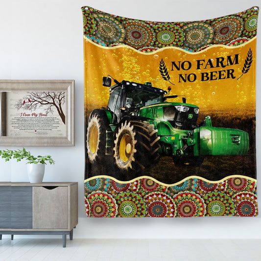 Joycorners Tractor Farm 15 Blanket Collection