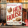 Personalized Chicken Hen House Daily Customized Classic Metal Signs