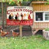 Personalized Chicken Coop I Only Want Chickens Custom Classic Metal Signs